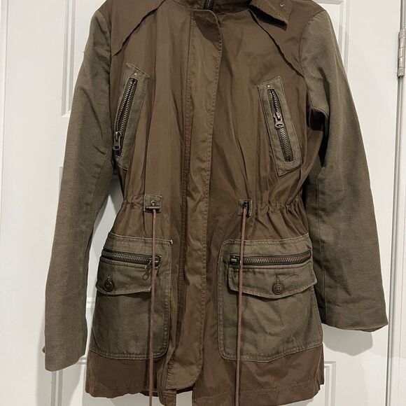 Totally Tally Olive Green Utility Jacket - Picture 3 of 4